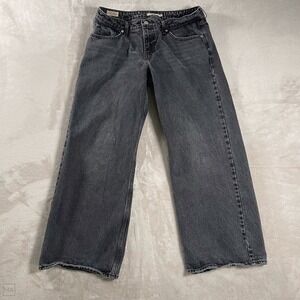 Levi's Women's Jeans Low Loose Denim Casual Relaxed Dark Wash 32 Gray